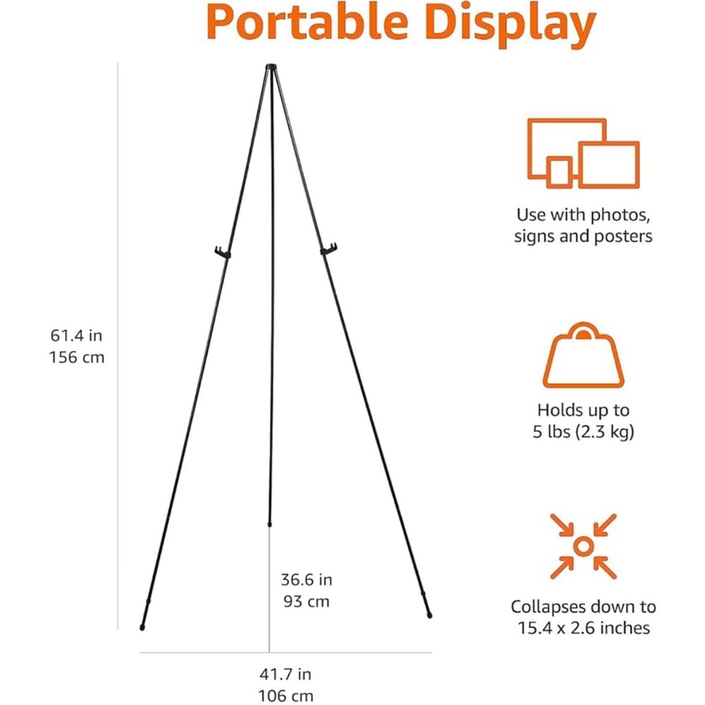 Portable Collapsable Easel Stand - Picture 3 of 5